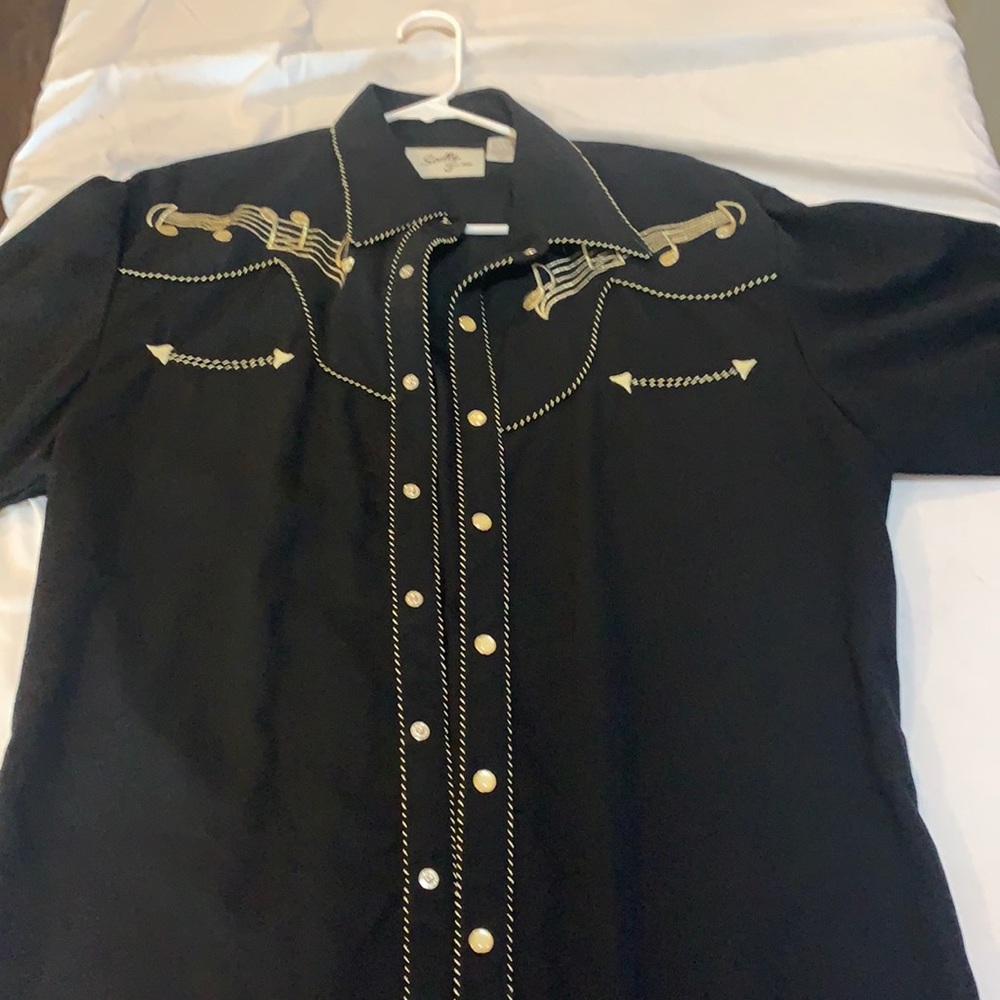 Scully western pearl snap shirt Medium